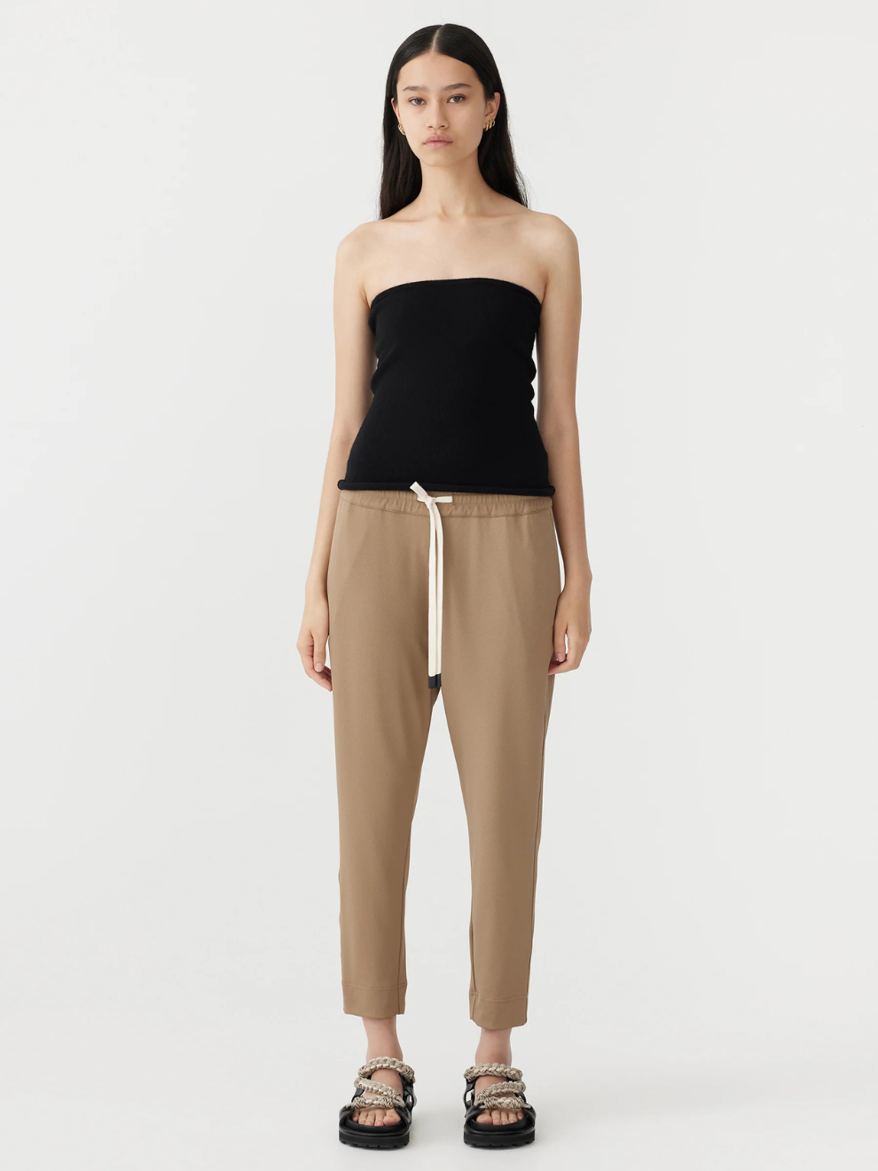 PRE-ORDER Stretch Twill Tapered Pant in Tan