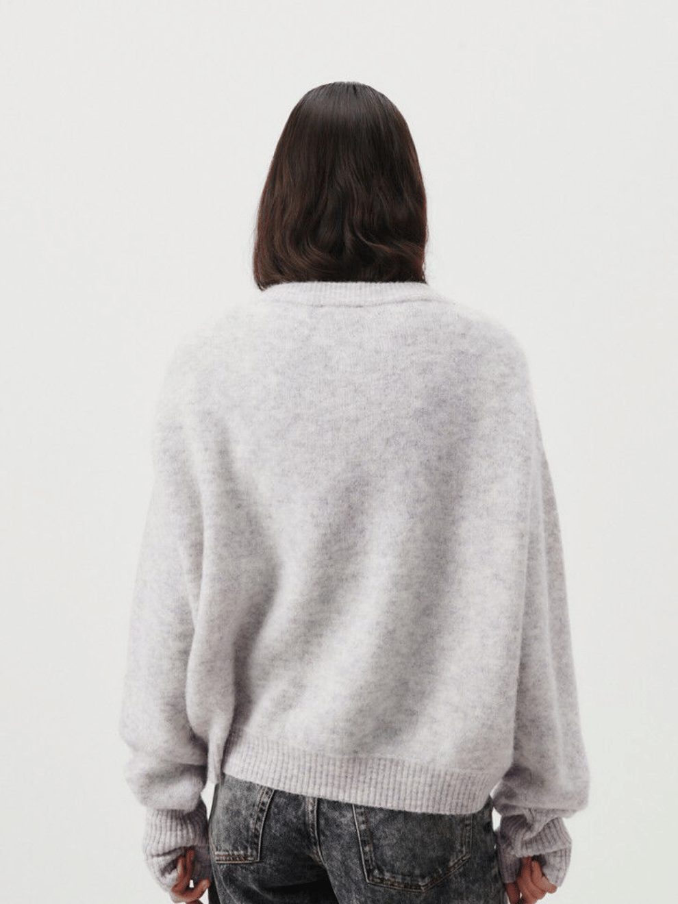 Vito Jumper in Light Grey Melange