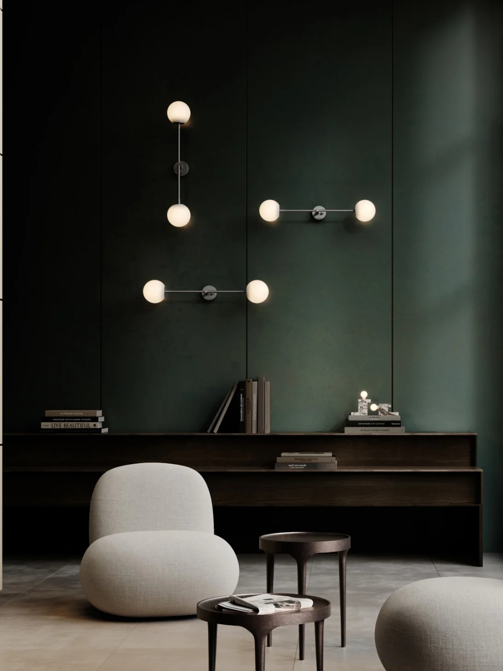 PRE-ORDER Brick Lamp Low in Calacatta
