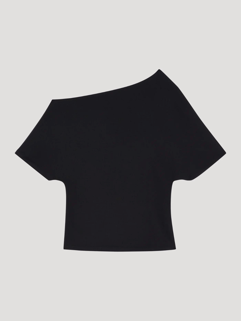 Asymmetrical top in Black