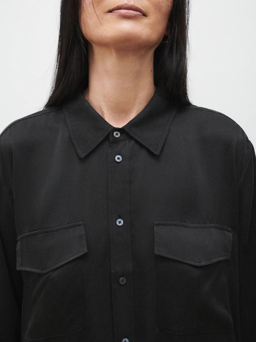 Boyfriend Shirt in Black