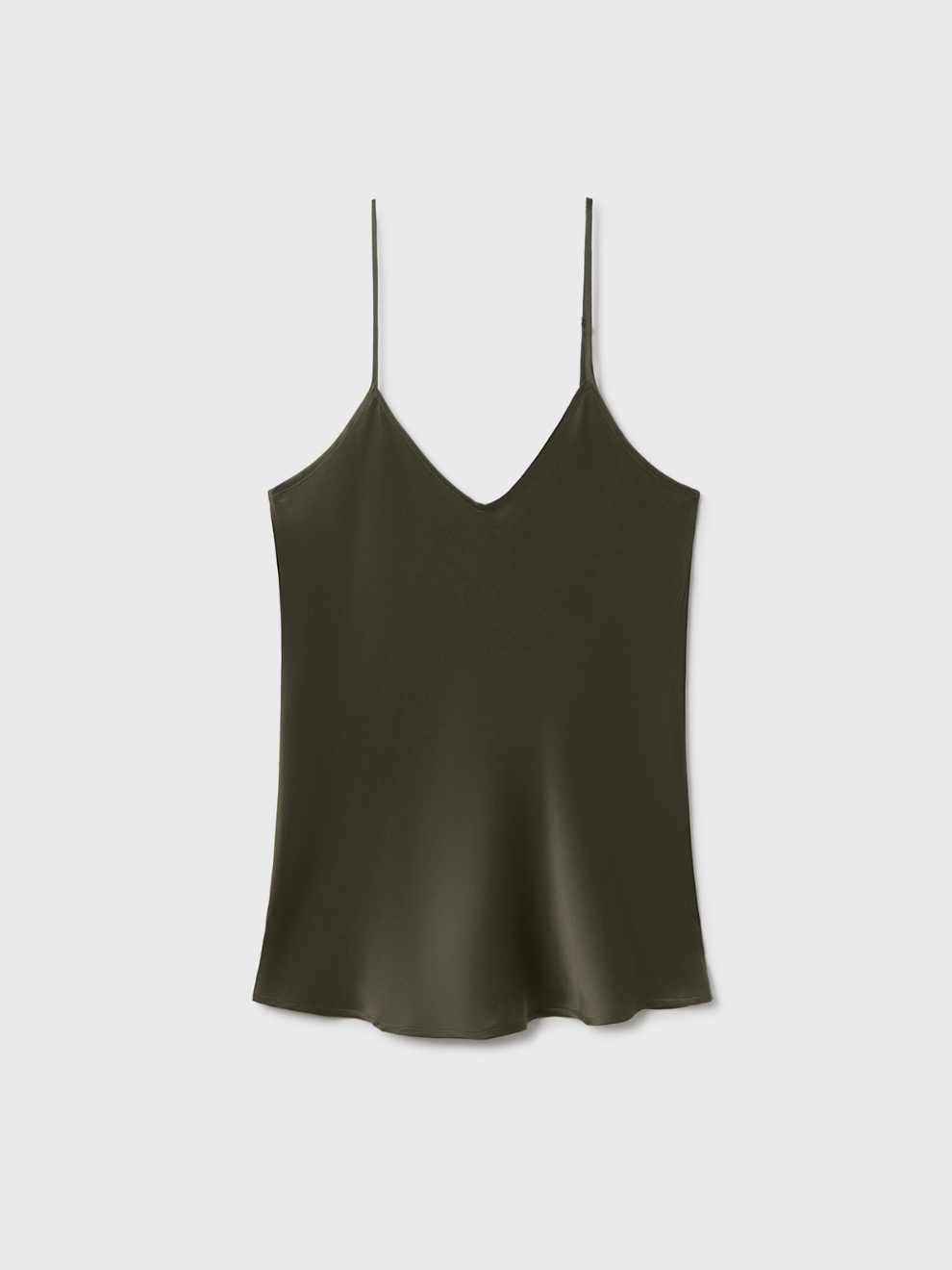 Bias Cut Cami in Pine