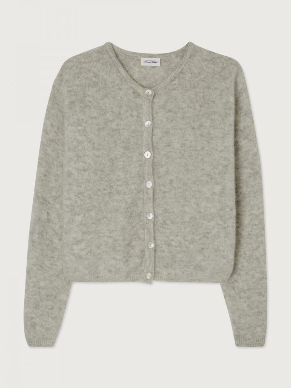 Vito Cardigan in Light Grey Melange