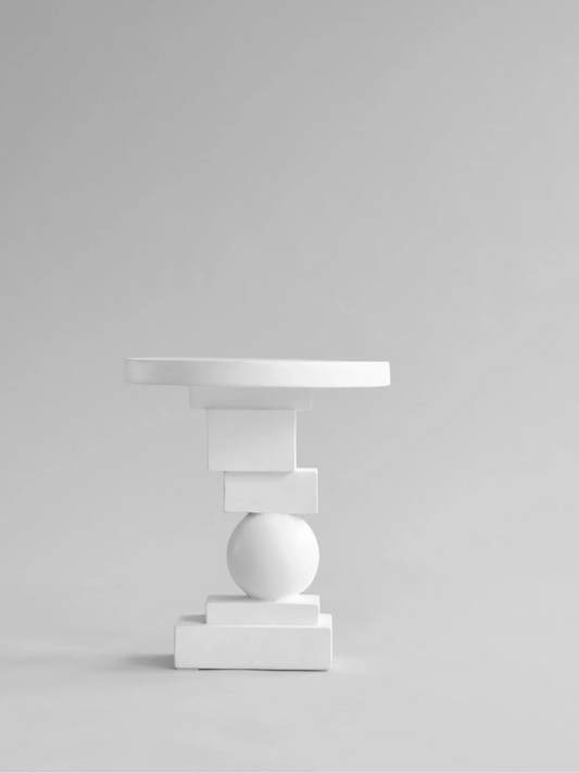 PRE-ORDER Artist Side Table in Bone White