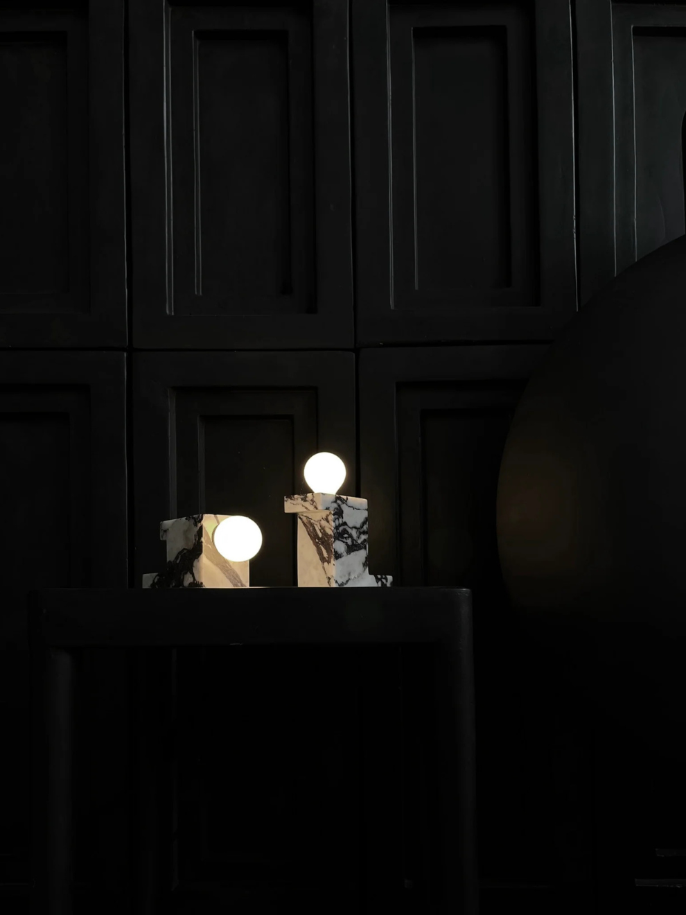 PRE-ORDER Brick Lamp Tall in Calacatta