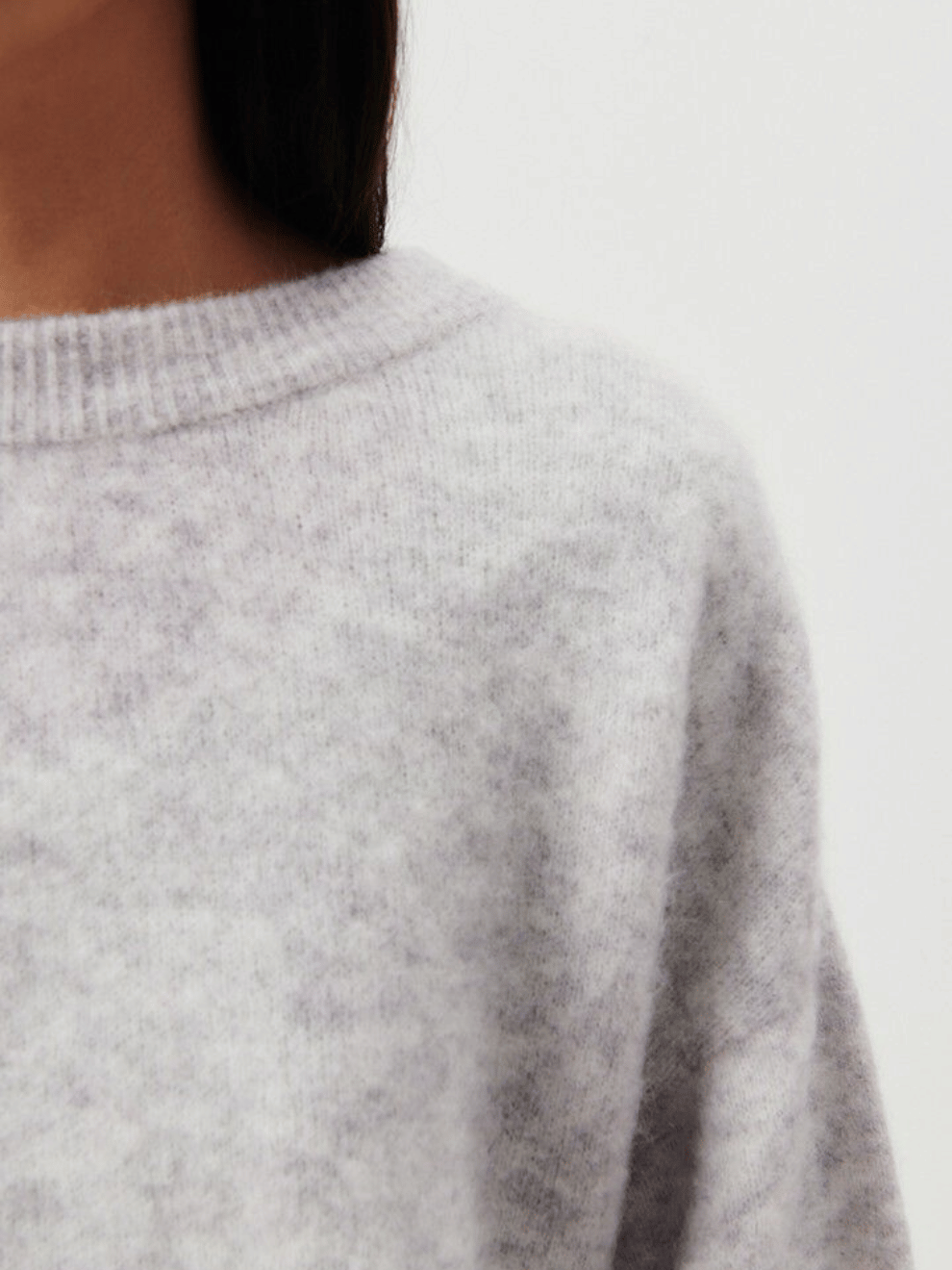 Vito Jumper in Light Grey Melange