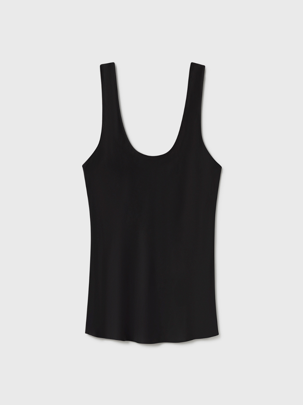 Scoop Neck Tank in Black