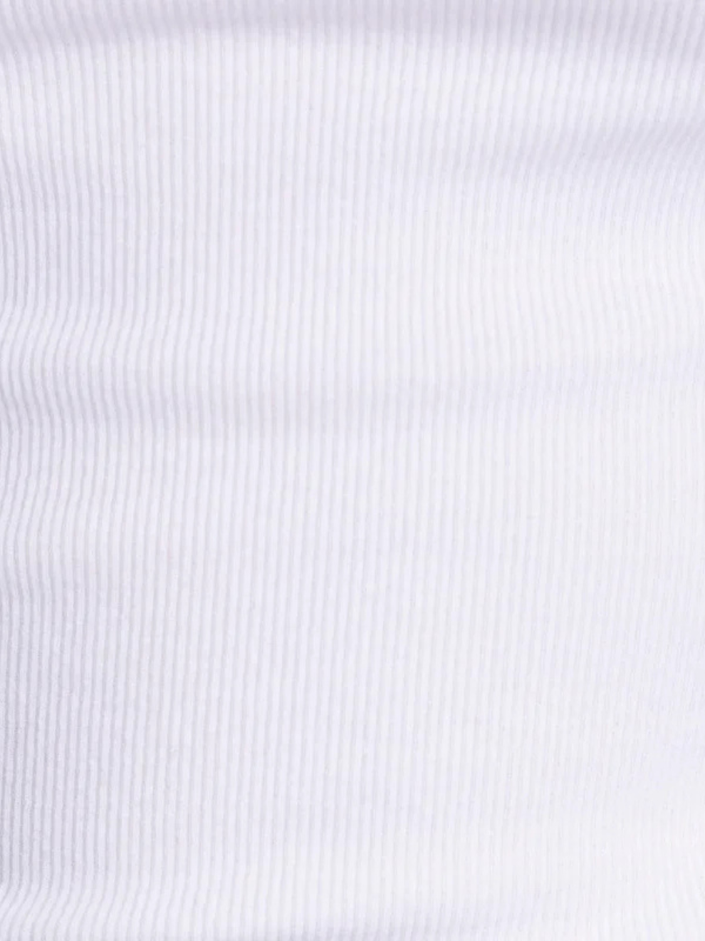 PRE-ORDER Long Sleeve Fine Rib Top in Optic White