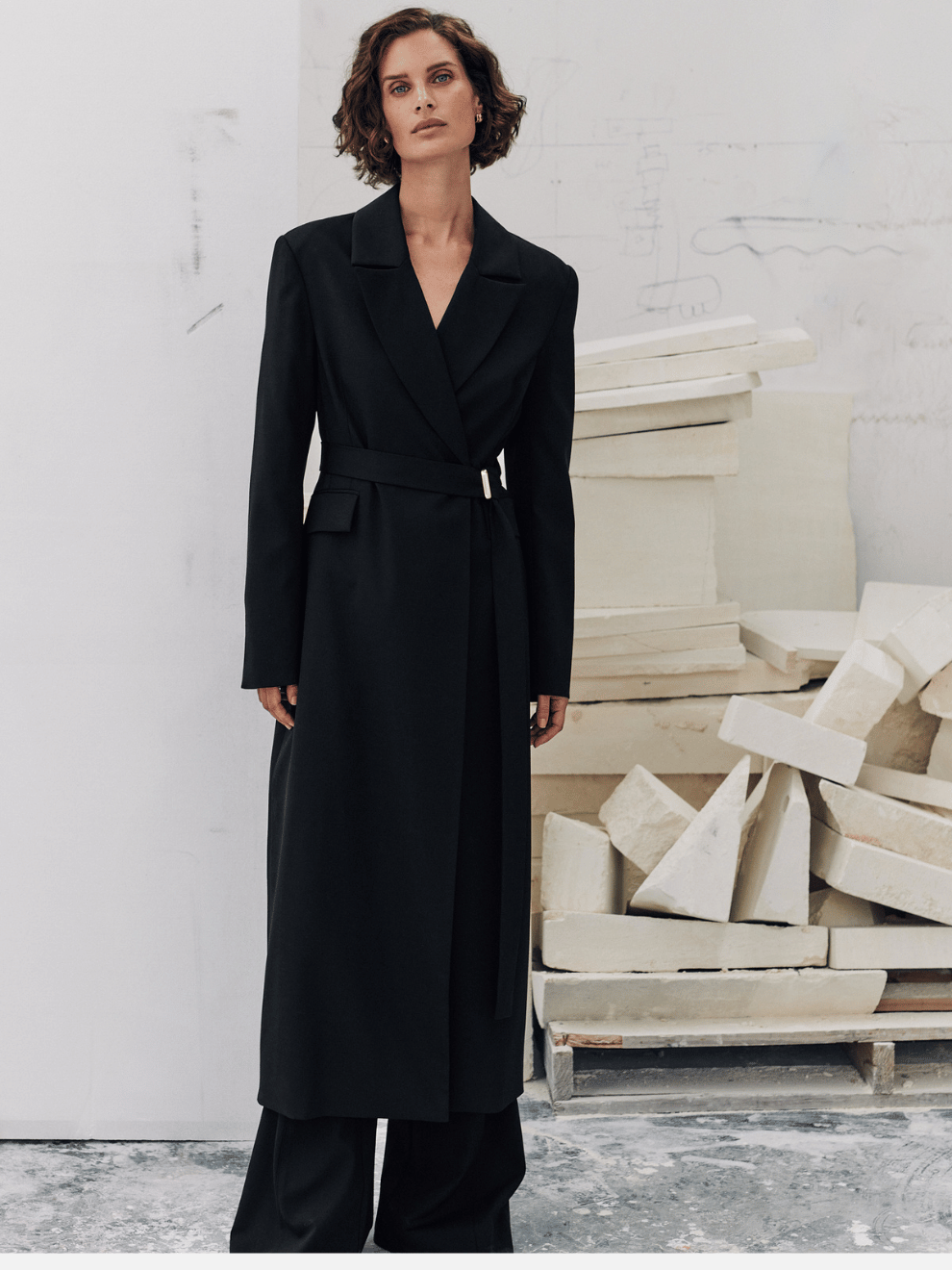 Munro Coat in Black