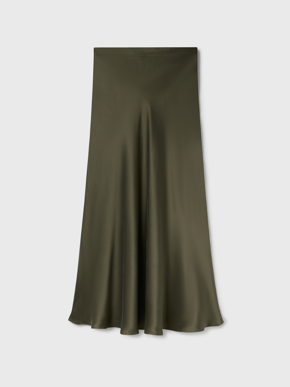 Long Bias Cut Skirt in Pine