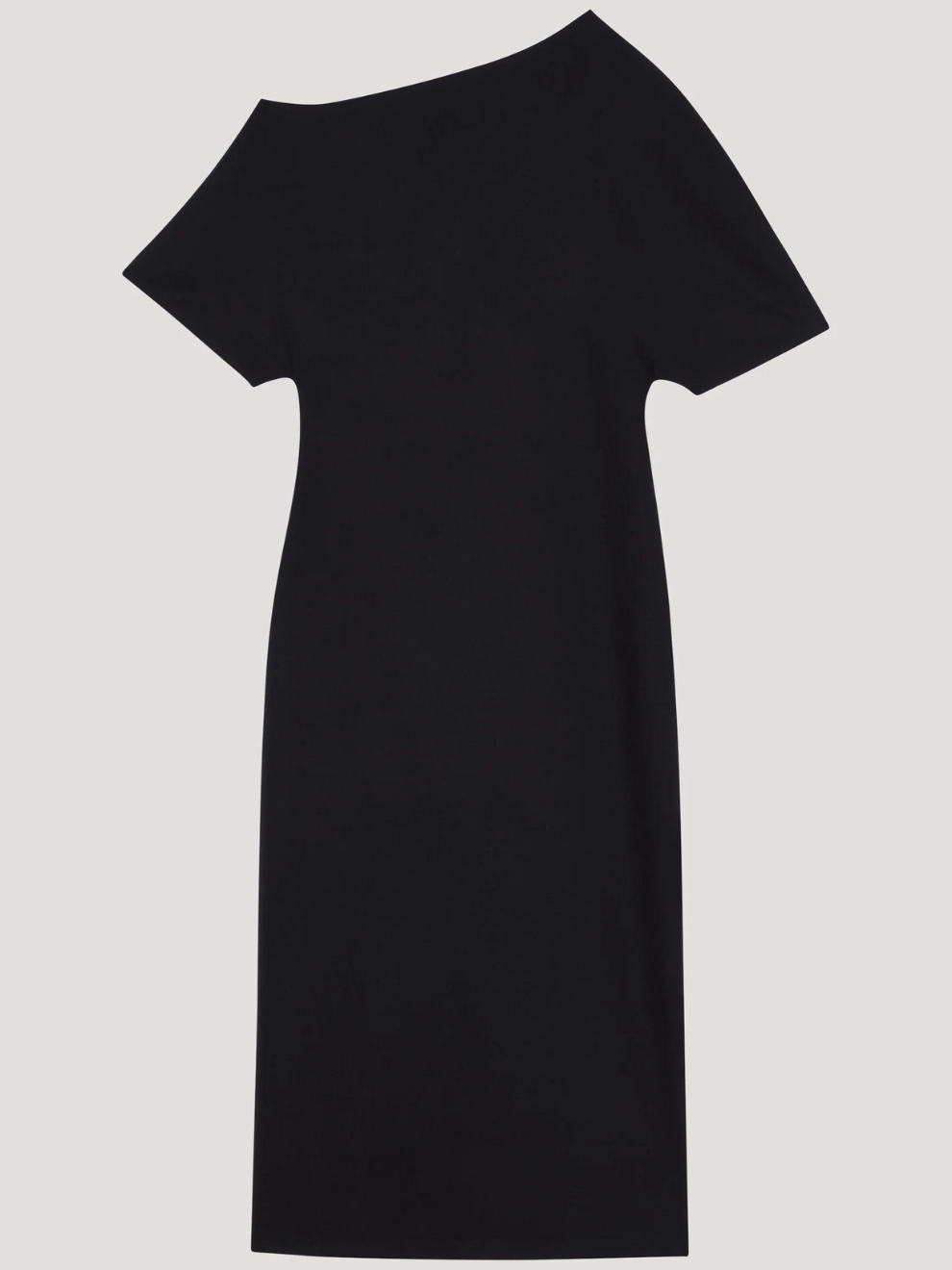 Sculptural Asymmetrical dress in Black