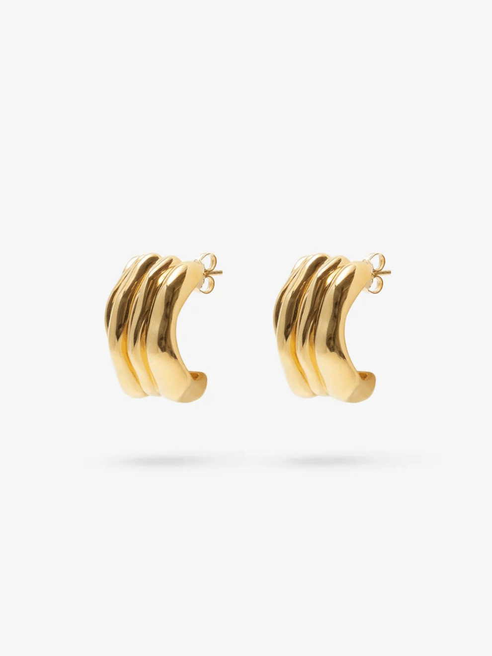 Vertigo Earring in Gold