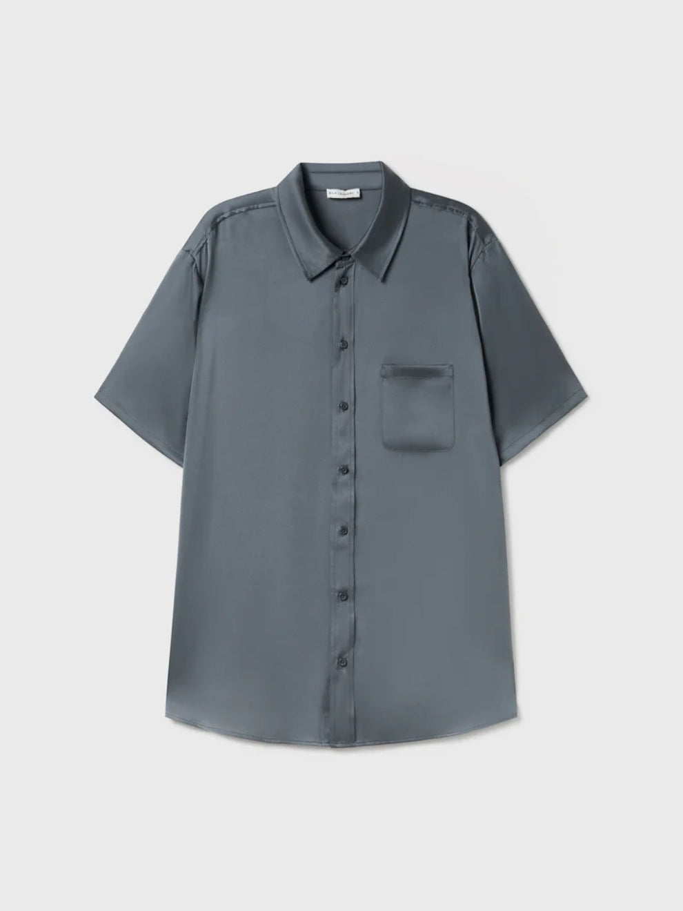 PRE-ORDER Short Sleeve Boyfriend Shirt in Slate