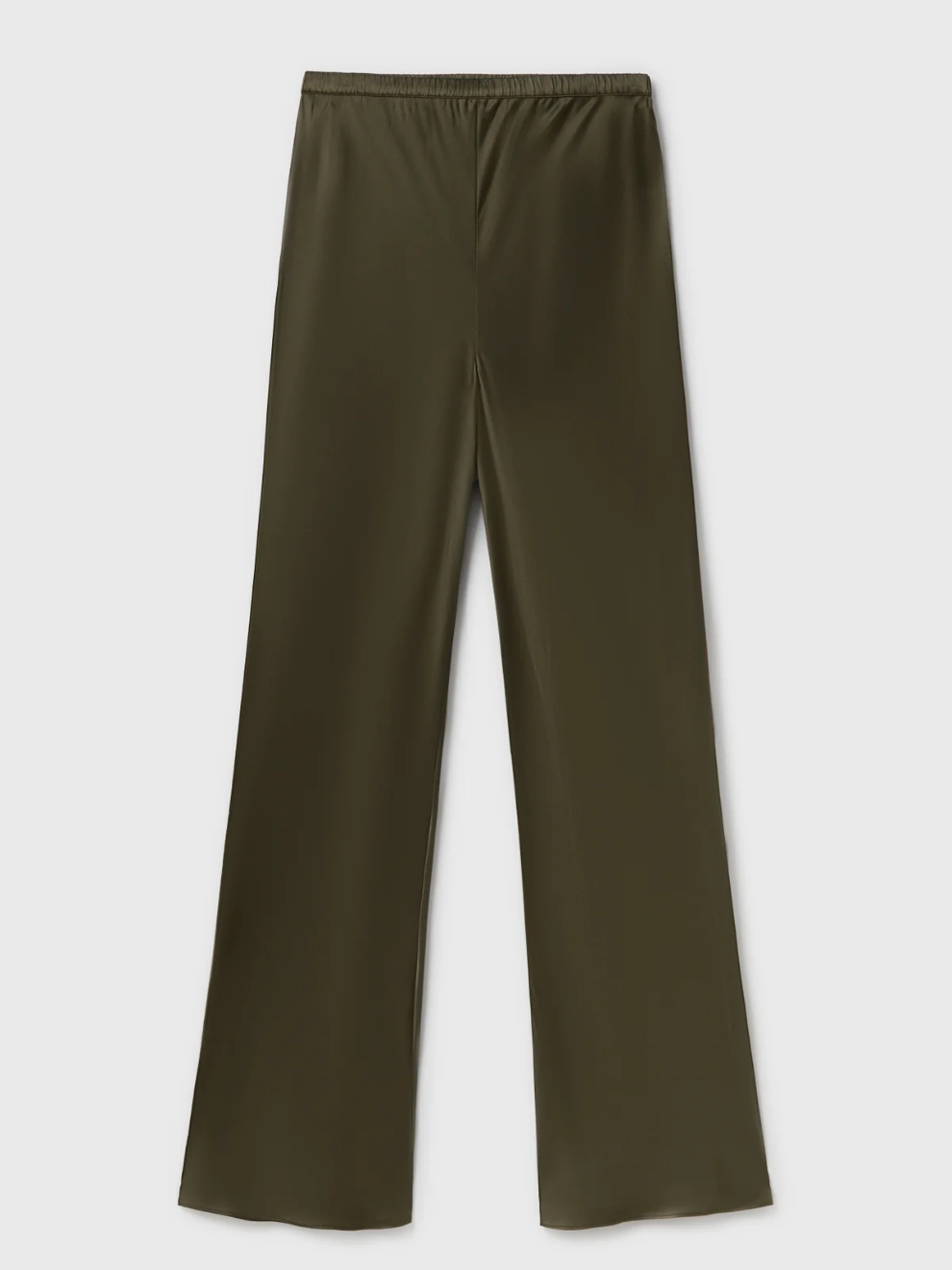 Bias Cut Pants in Pine