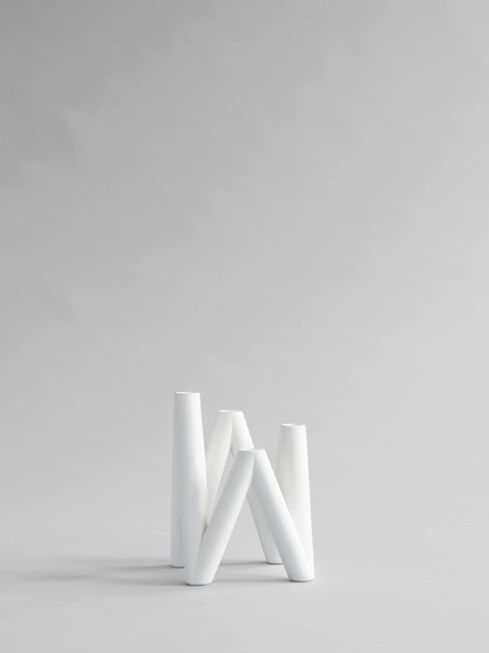 PRE-ORDER W Candle Holder in Bone White
