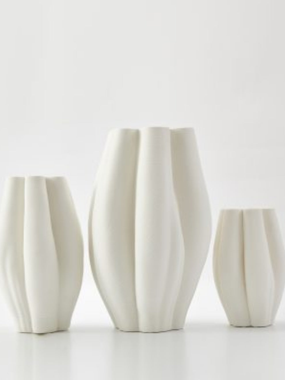 La Mer Vase Small Ivory