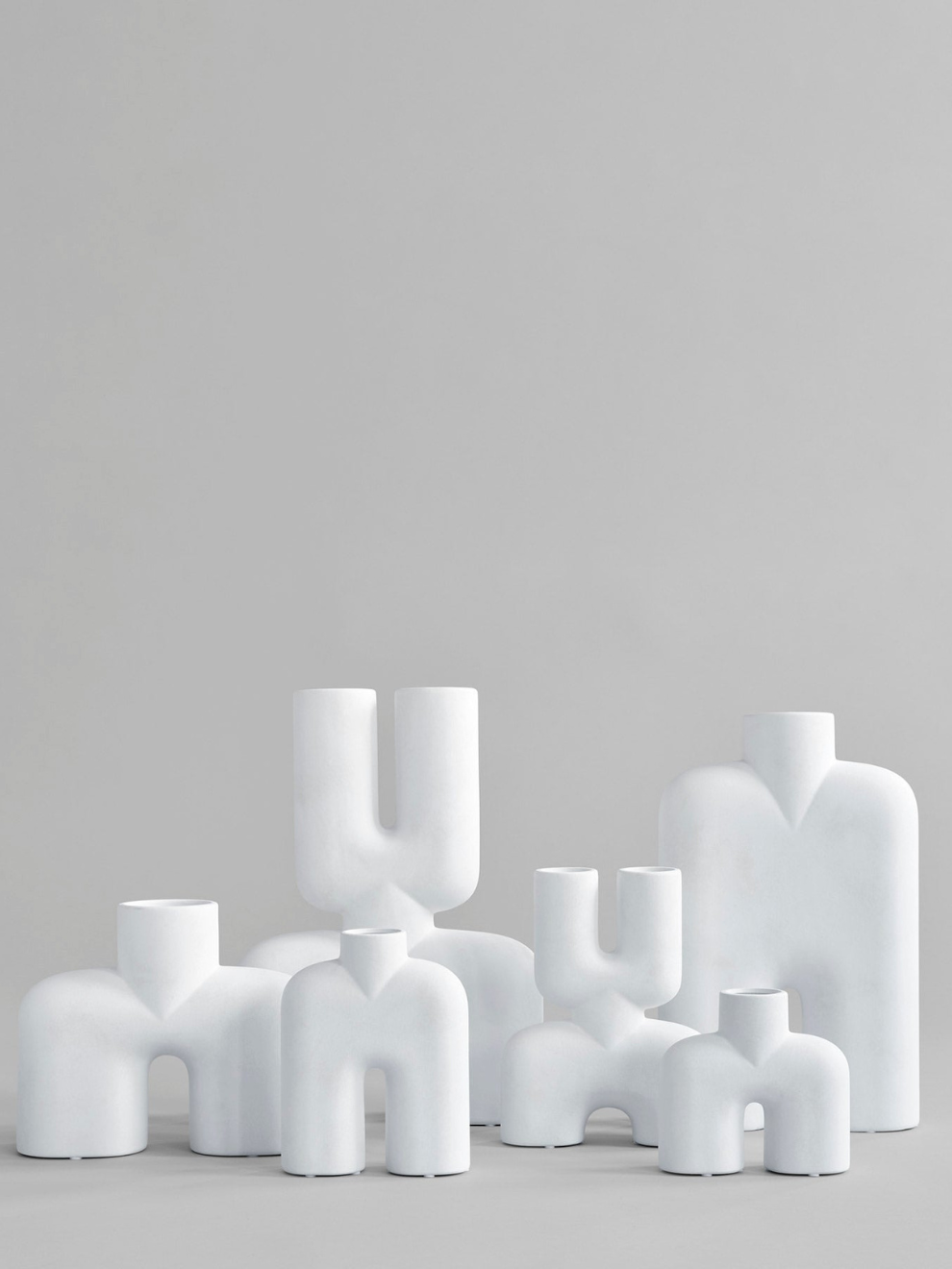 PRE-ORDER Cobra Tall Medio Vase in Bone White