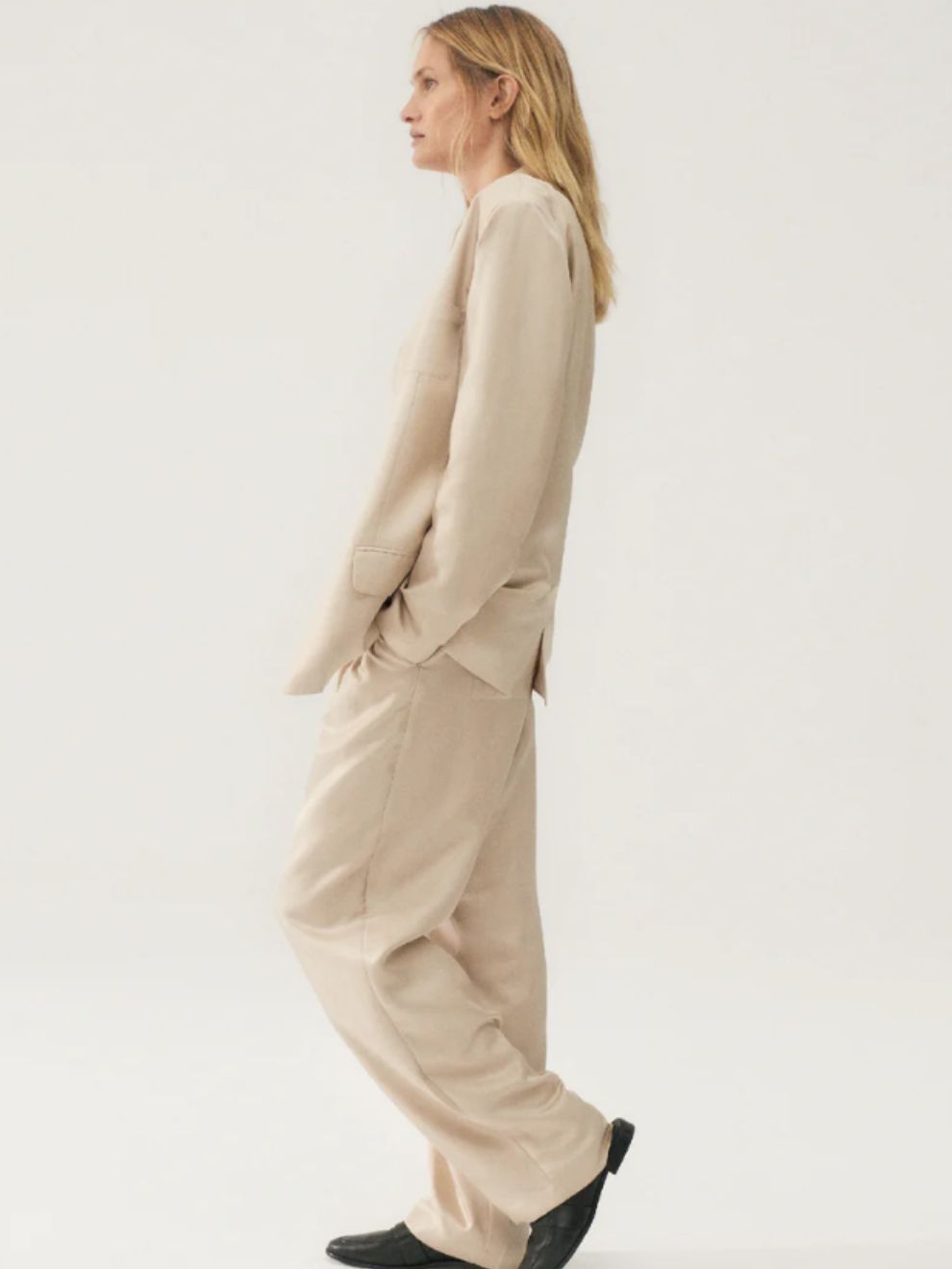 Twill Miami Blazer in Hazelnut
