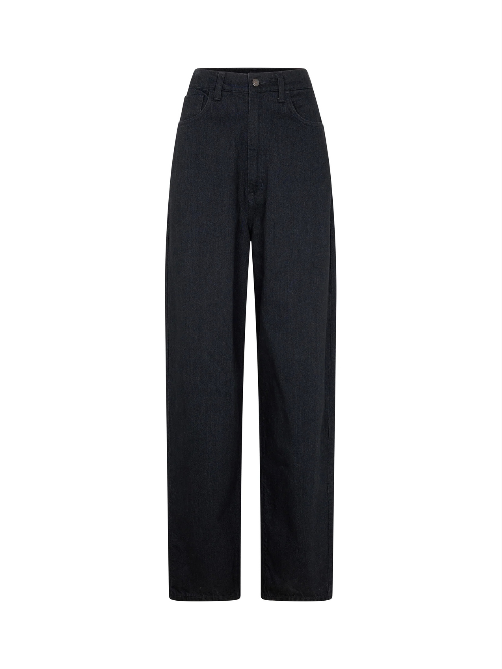 Long Rise Slouch Jean in Black