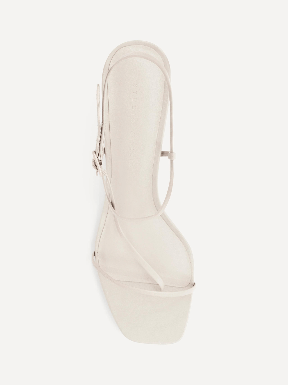 Cross Front 70 Heel in Stone