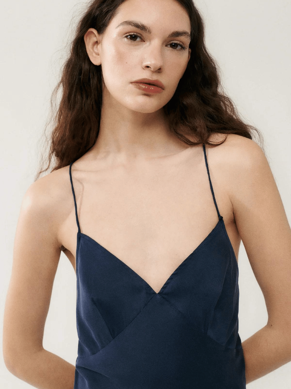 Deco Rouleau Dress in Midnight