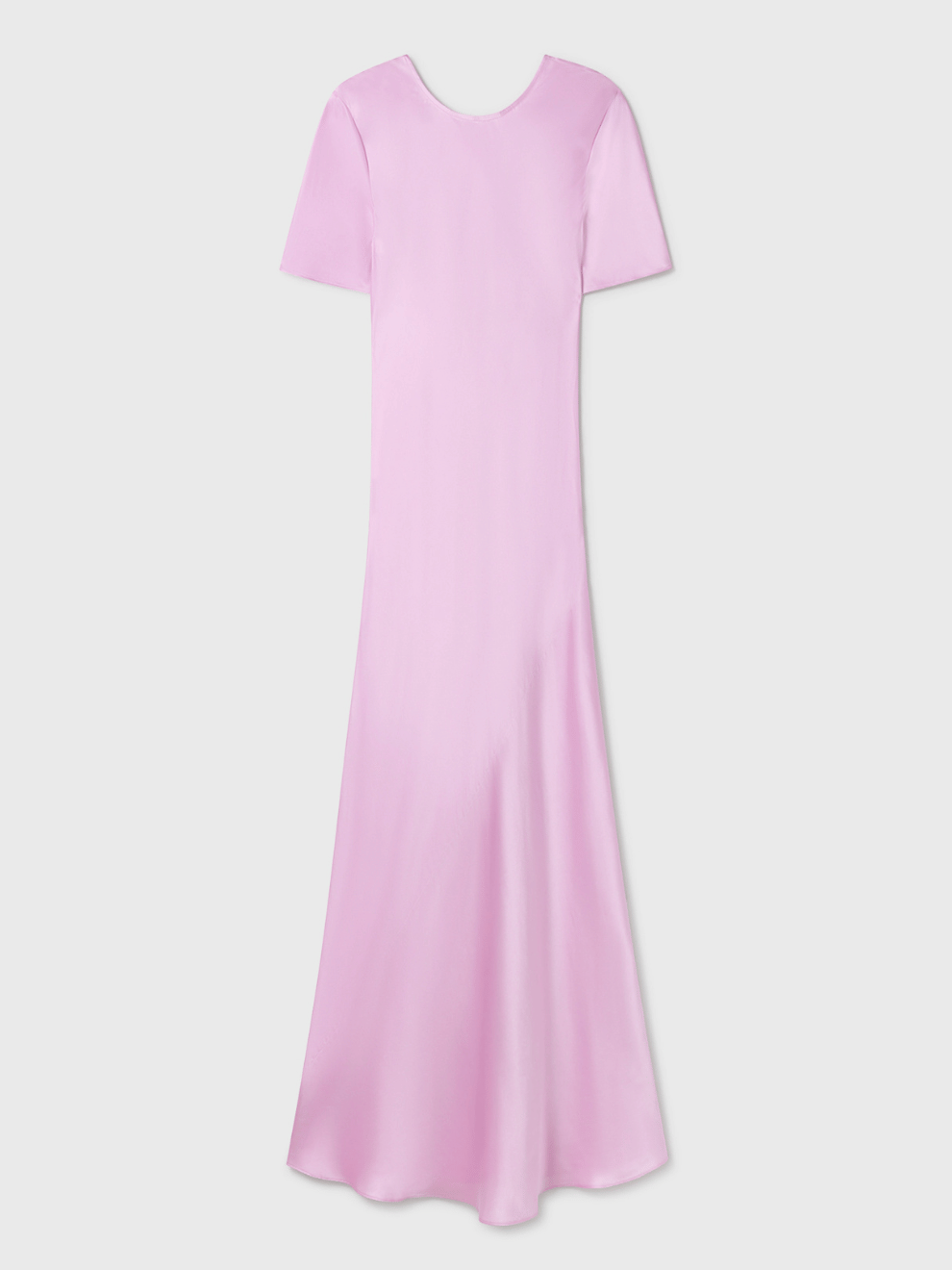 Short Sleeve Bias Dress in Lilac