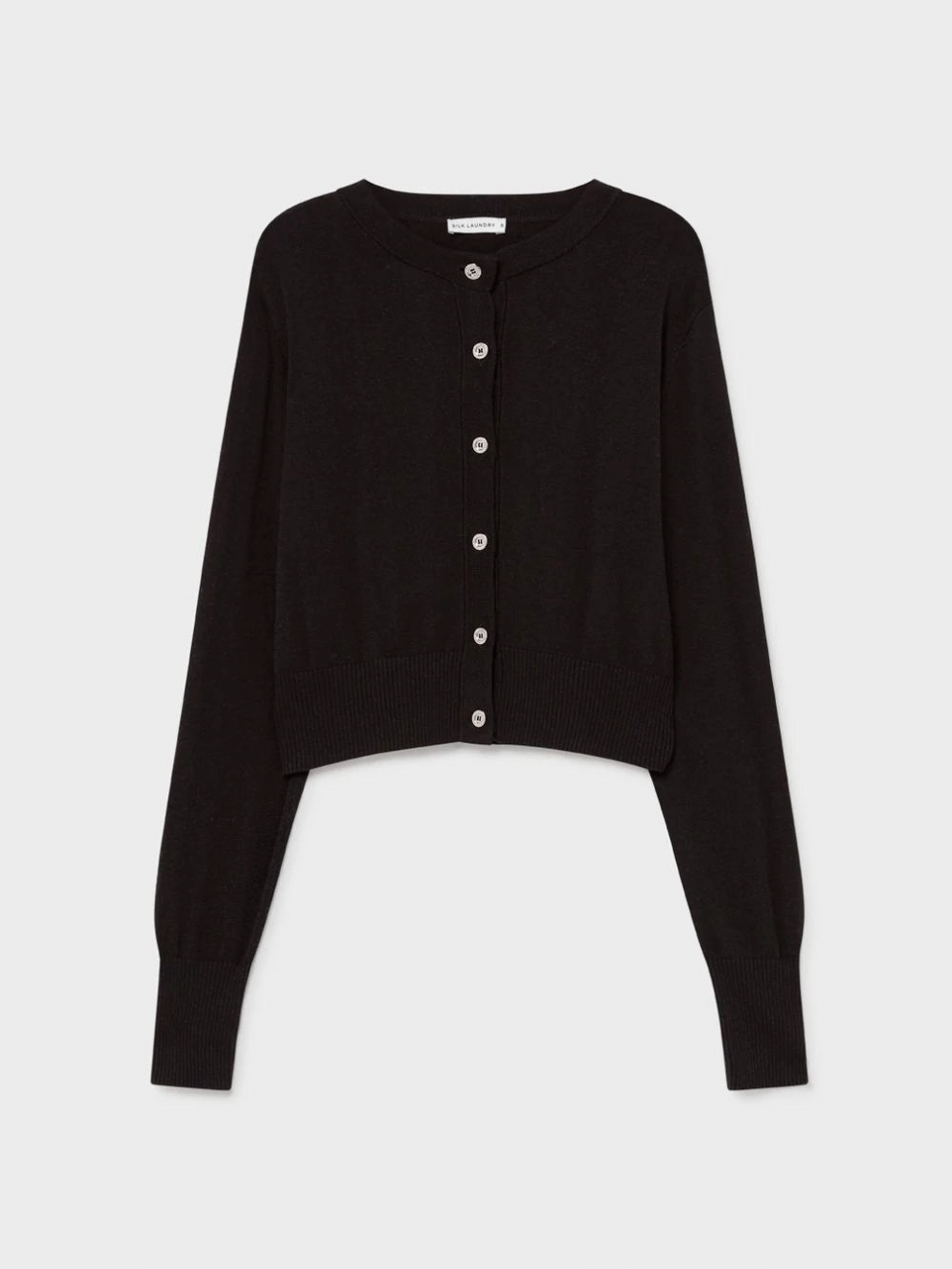 Cropped Cardigan in Black
