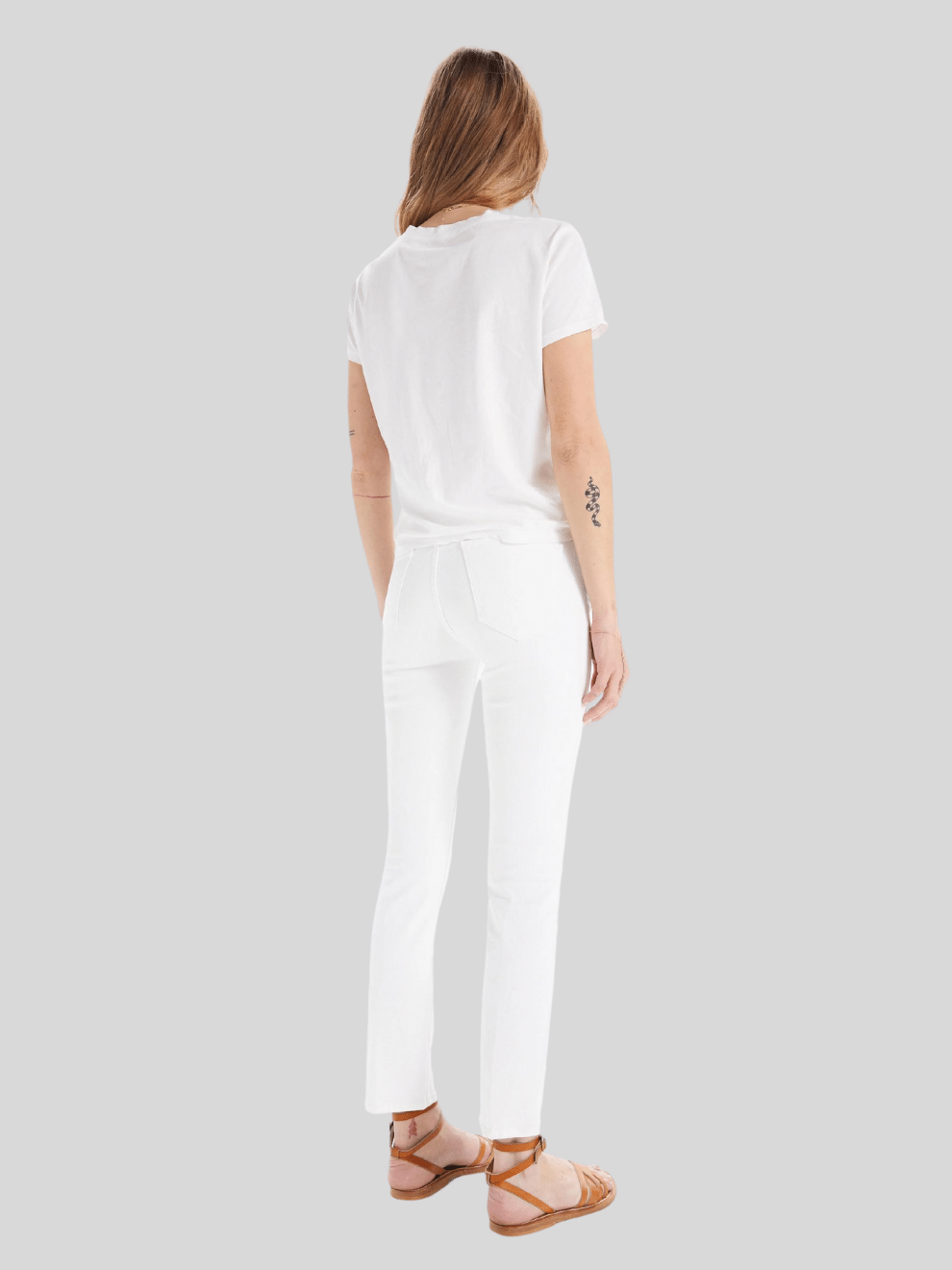 The Mid Rise Dazzler Ankle Fray-  Fairest Of Them All
