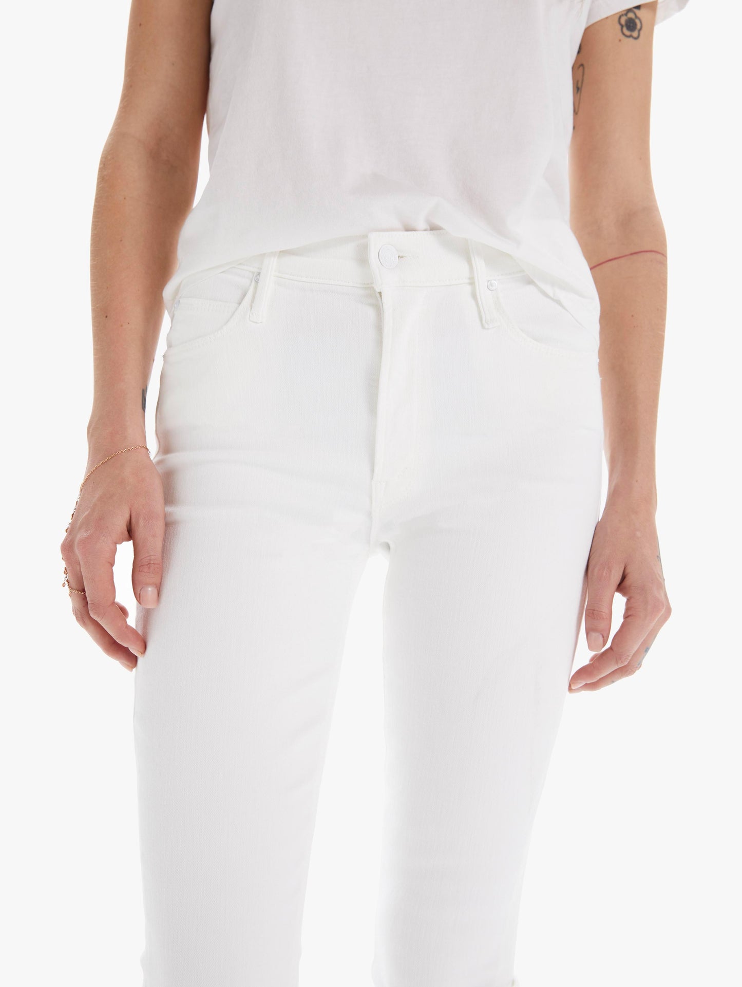 The Mid Rise Dazzler Ankle Fray-  Fairest Of Them All