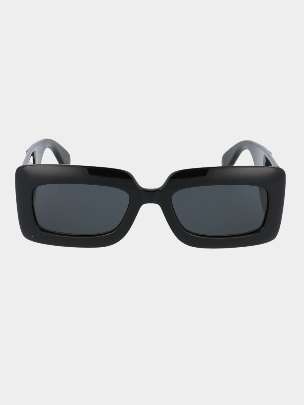 GG0811S001 Gucci Rectangular Sunglasses in black front view
