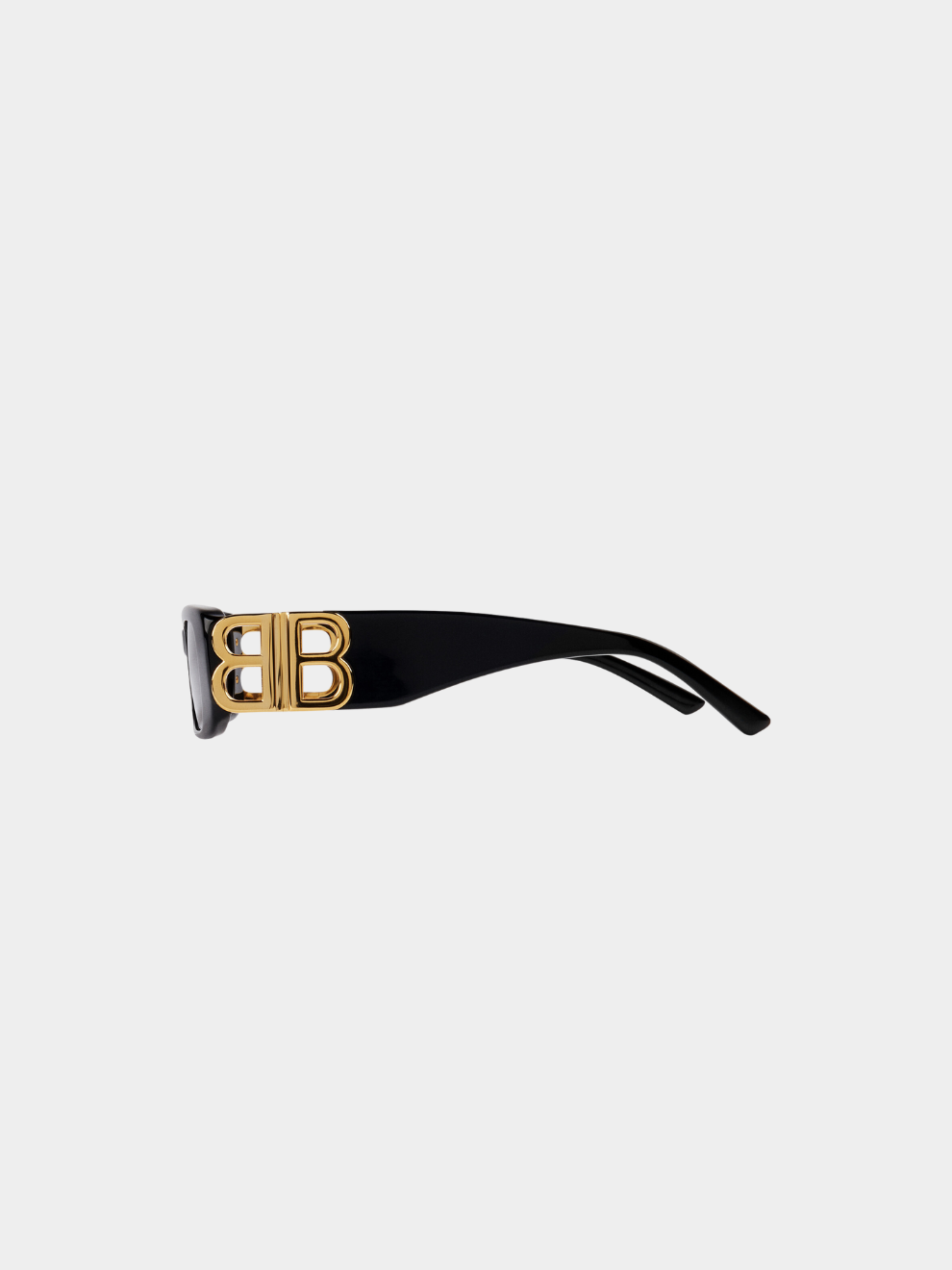 Dynasty Rectangle Sunglasses in Black