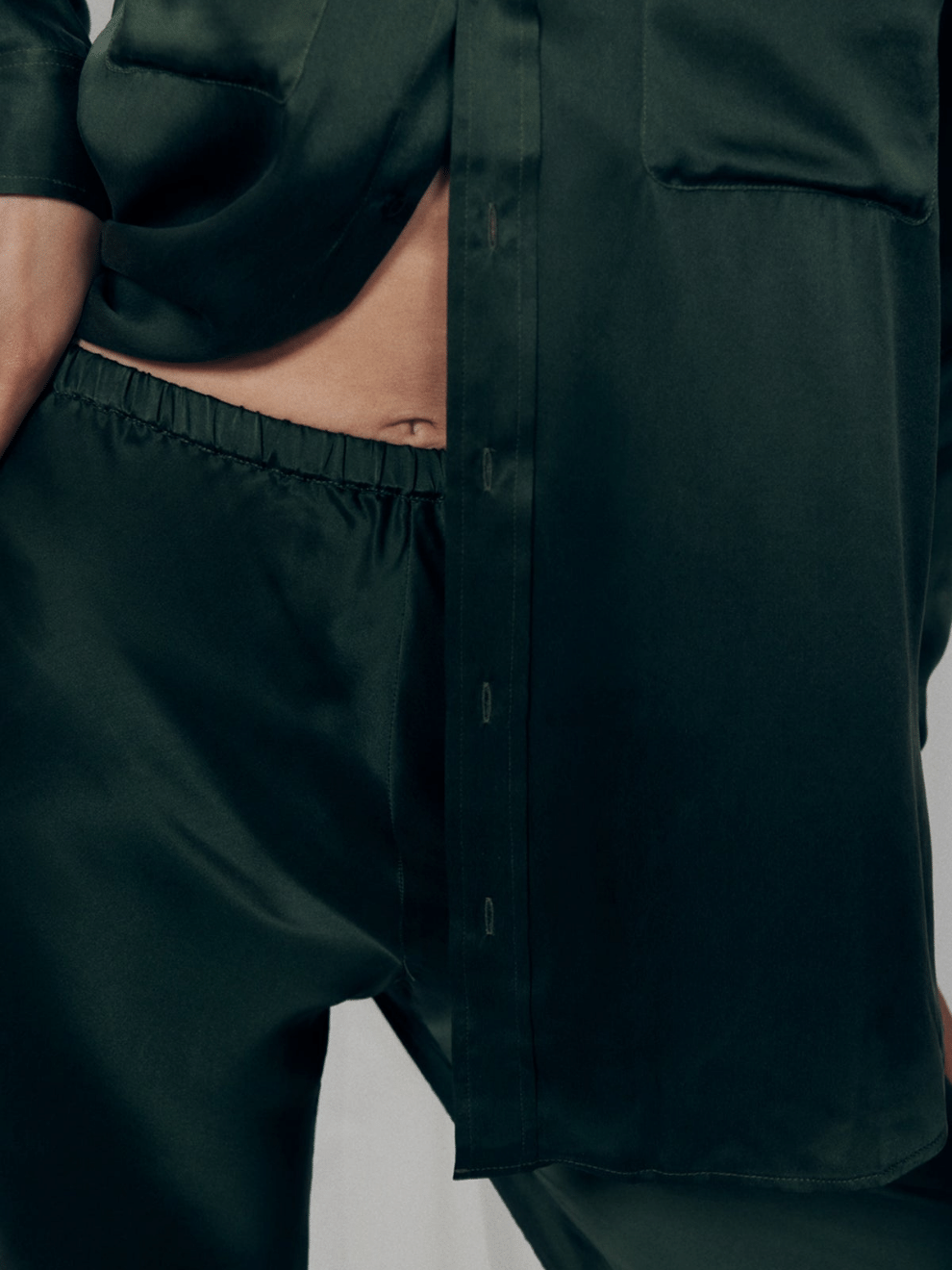 Bias Cut Pants in Cedar