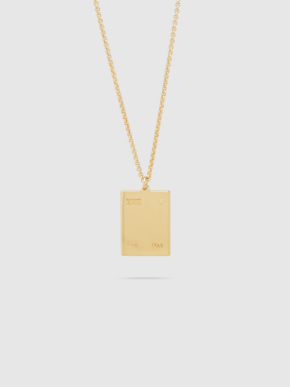 Tarot Star Pendant Necklace in Gold