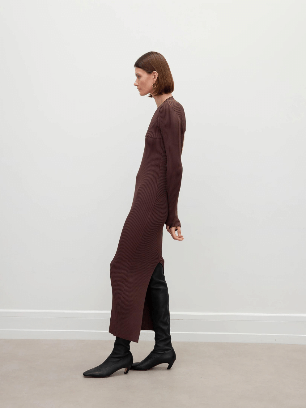 Carmillia Dress in Pure Chocolate