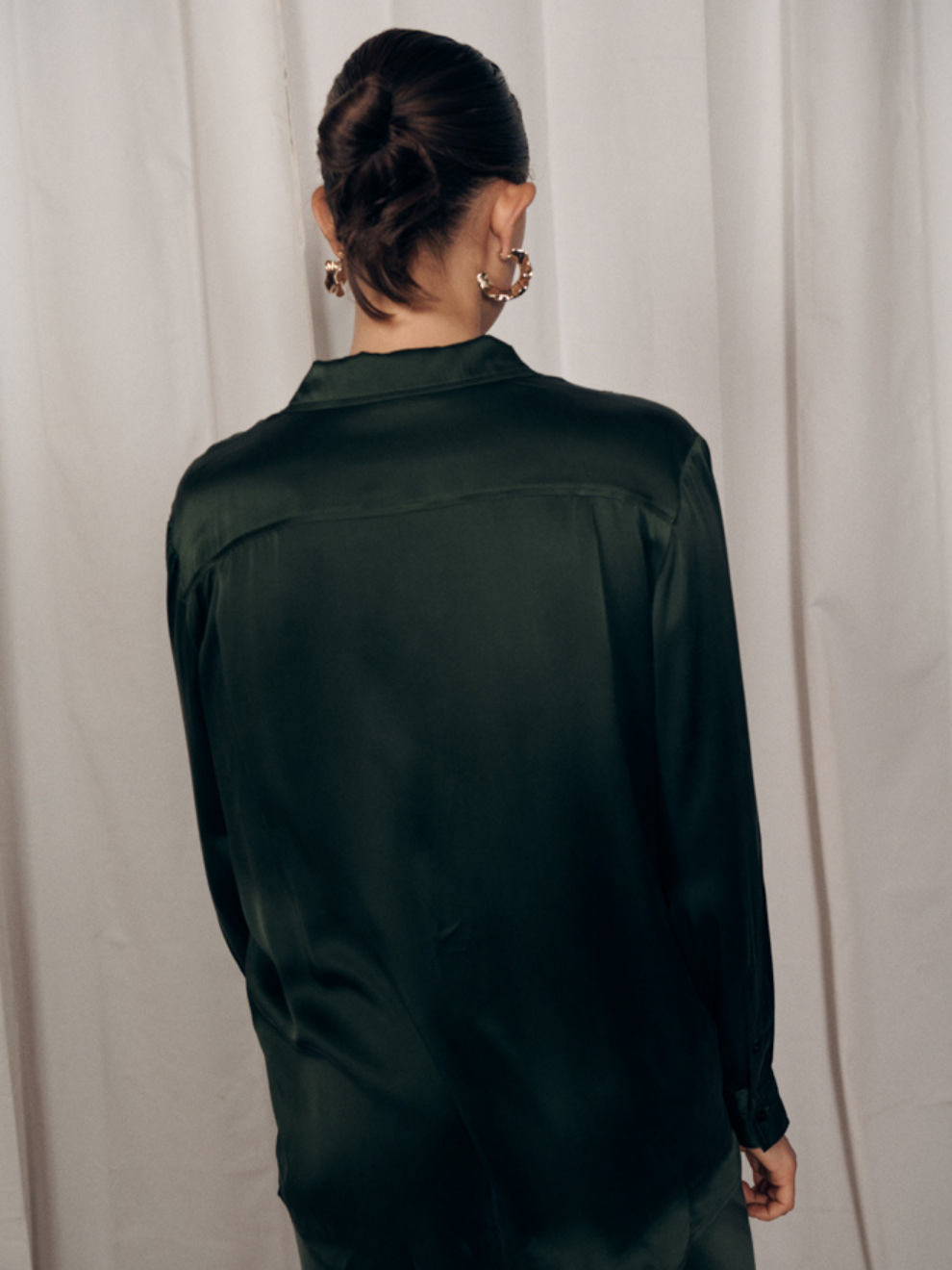 Boyfriend Shirt in Cedar