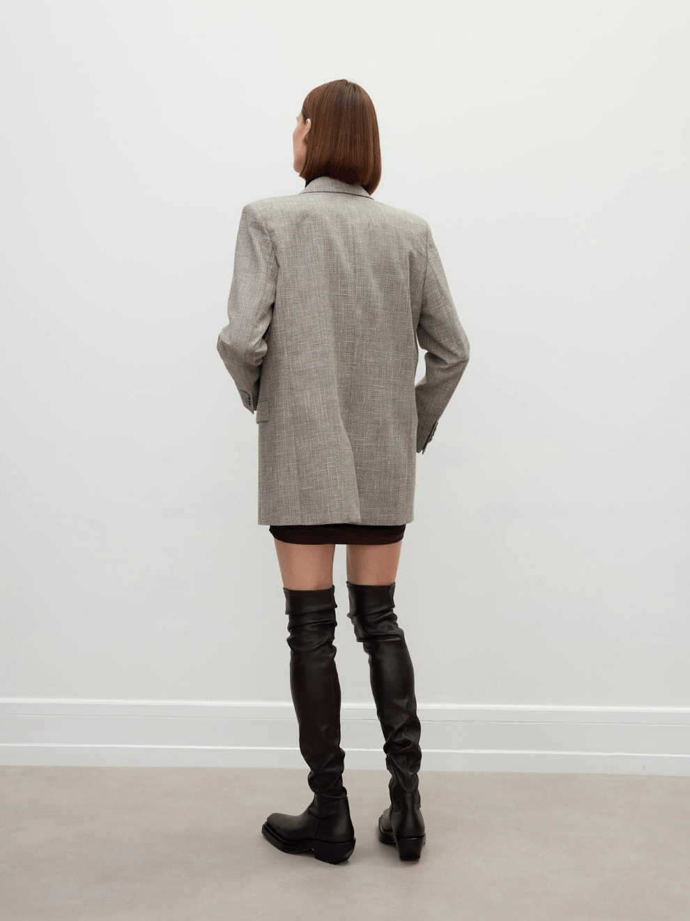 Dina Blazer in Sisal Melange