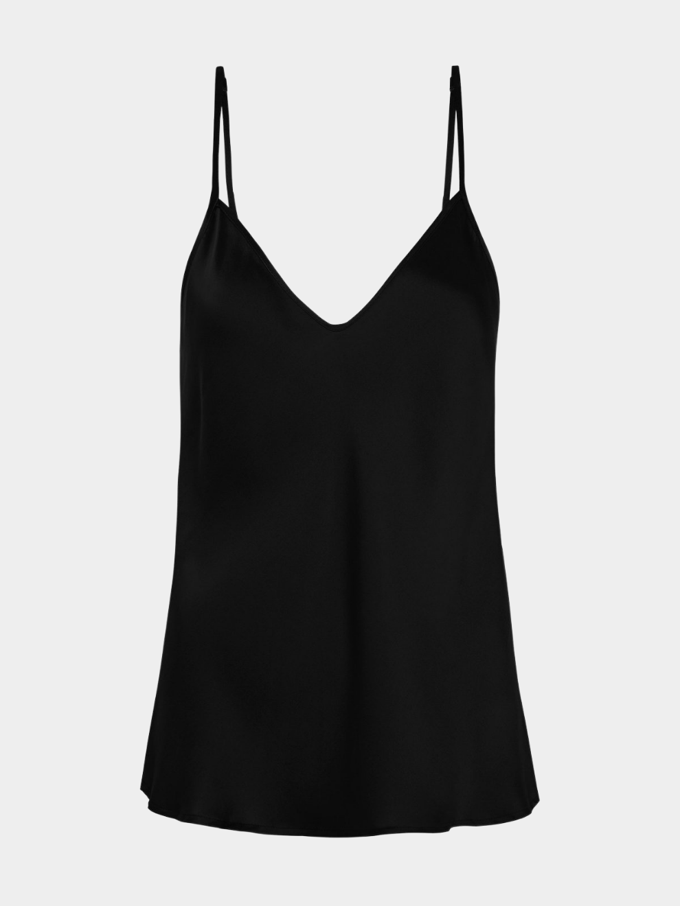 Bias Cut Cami in Black
