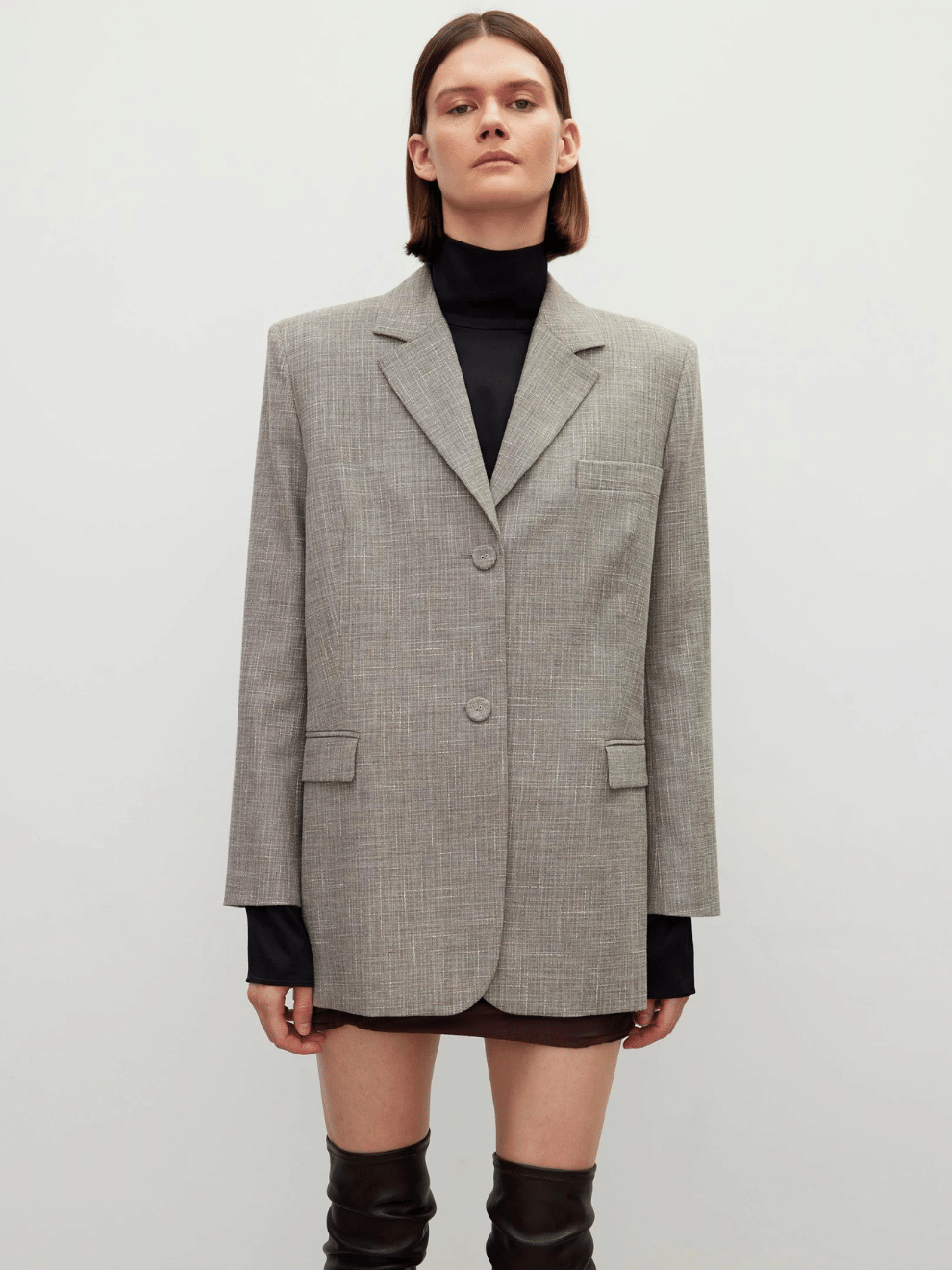 Dina Blazer in Sisal Melange