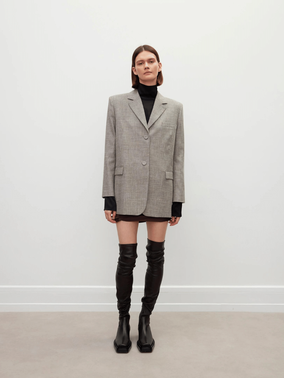 Dina Blazer in Sisal Melange