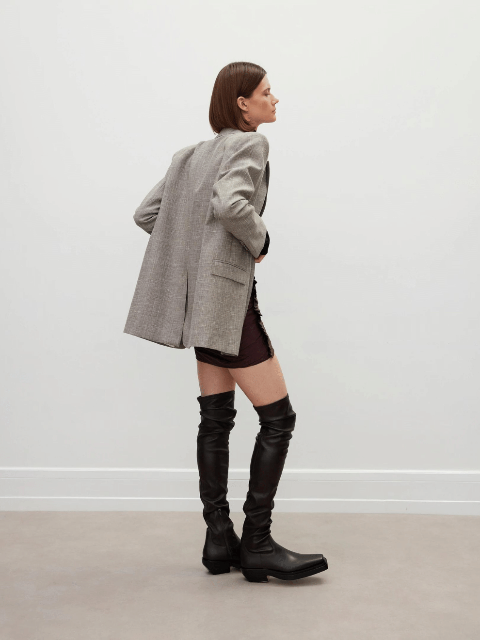 Dina Blazer in Sisal Melange