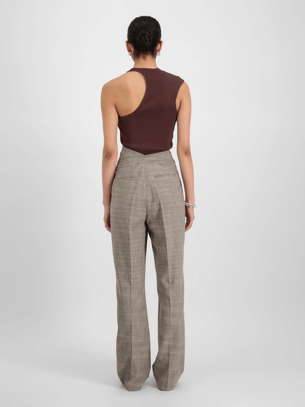Siona Pant in Sisal Melage