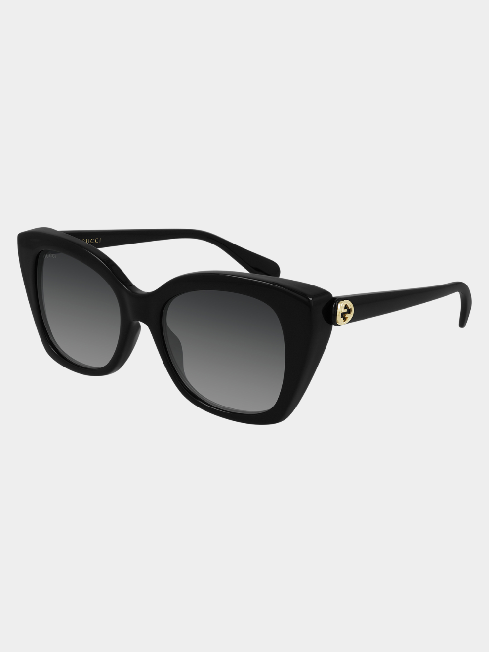 Gucci black cat eye top sunglasses