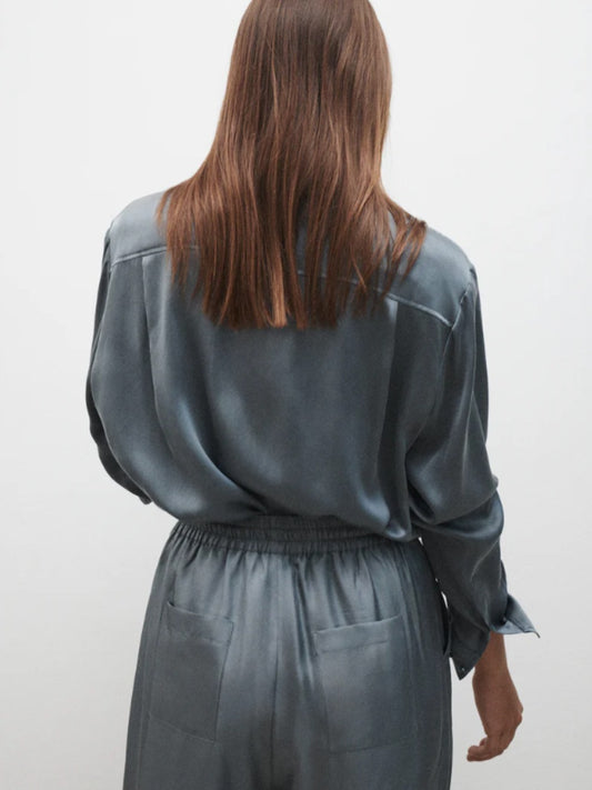PRE-ORDER Boyfriend Shirt in Slate