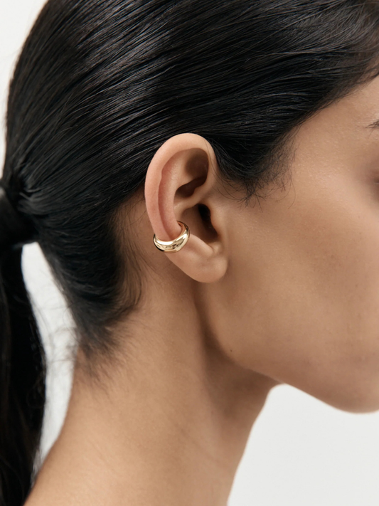 Mirror Ear Cuff in Gold