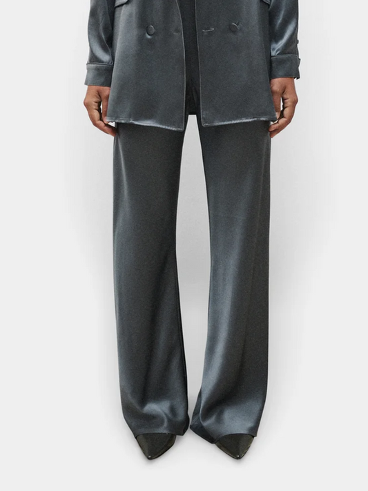 PRE-ORDER Bias Cut Pants in Slate