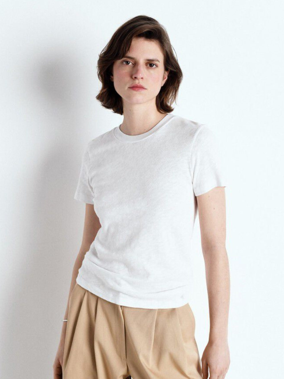 Sonoma T-Shirt Round Neck in White