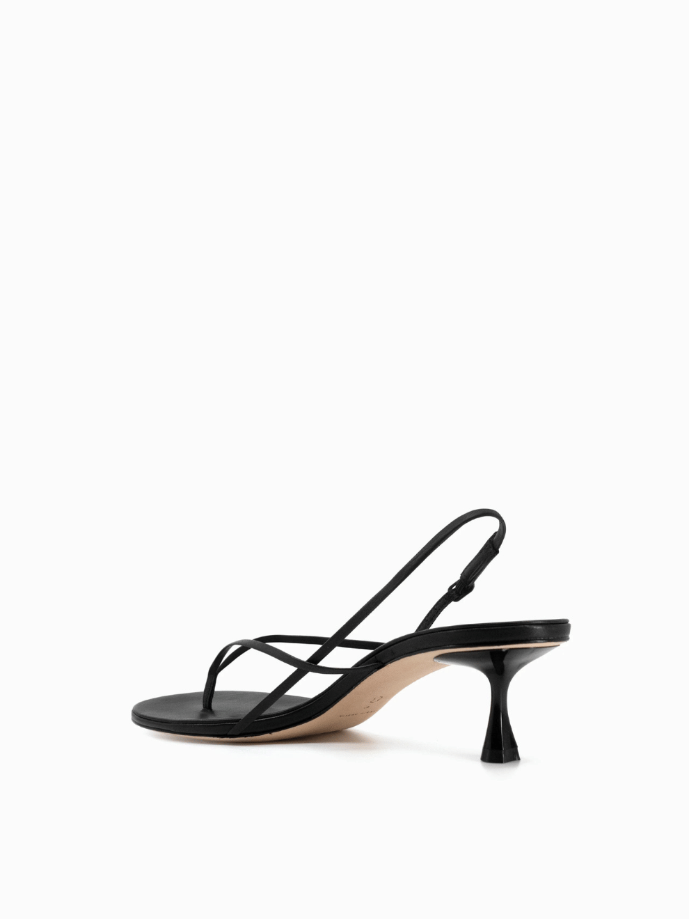 Wishbone 50 Heel in Black