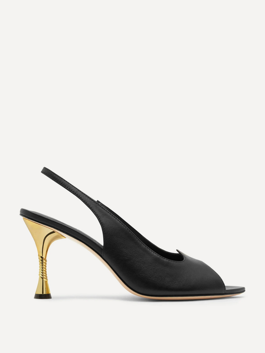 Helix 90 Slingback in Black