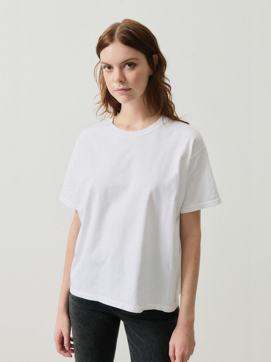 Fizvalley T-Shirt Round Neck in White