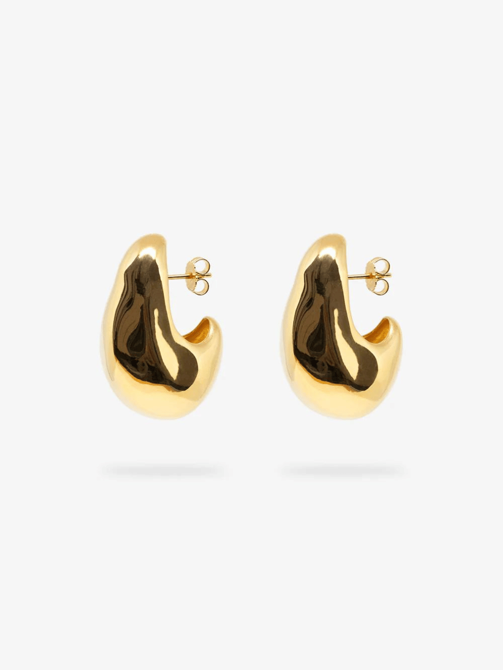 Volume Hoops Large in Gold